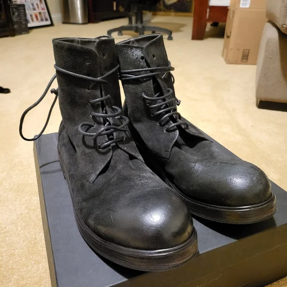 Marsèll Black Gessetto Ankle Boots